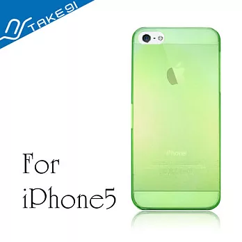 Take91 Slim5 iPhone5 超薄彩漾保護殼(萊姆綠)