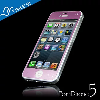 Take91 Supreme Metal iPhone 5 金屬質感保護貼(晶粉)