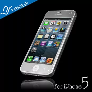 Take91 Supreme Metal iPhone 5 金屬質感保護貼(鑽銀)