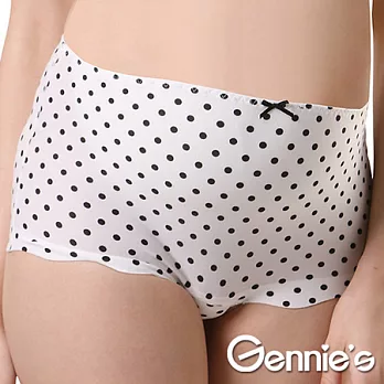 【Gennie’s奇妮】涼酷無痕-美波動高腰內褲 (GB29)XL白底黑點