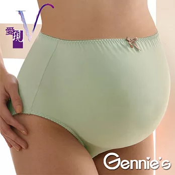 【Gennie’s奇妮】愛現V性感－孕婦高腰內褲(M/L/XL)(GB23)M綠