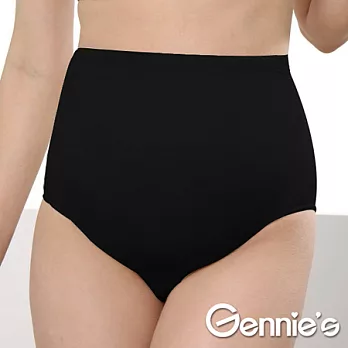 【Gennie’s奇妮】One piece 系列-一體成型孕婦高腰內褲(GB25)M黑