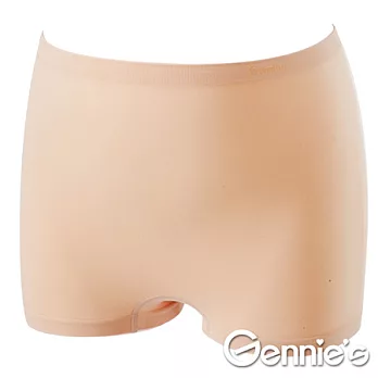 【Gennie’s奇妮】One piece 系列-一體成型平口中腰孕婦內褲(GB51)M膚