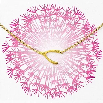 【Dogeared】美國品牌祈願項鍊~soldered wishbone橫式中許願骨18吋金項鍊