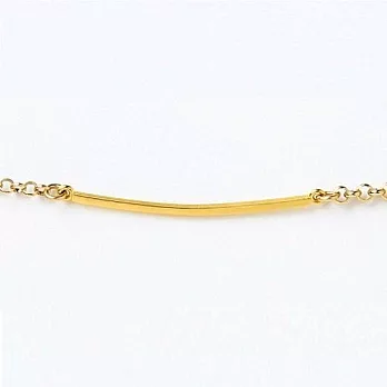 【Dogeared】美國品牌祈願手鍊~balance large square bar bracelet完美平衡14K金6/7吋手鍊