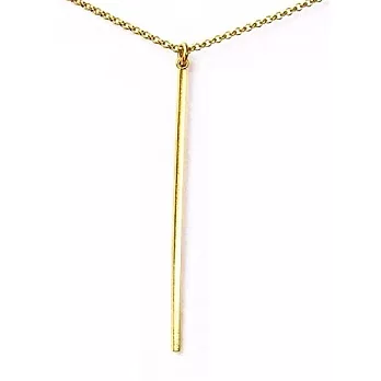【Dogeared】美國品牌祈願項鍊~balance vertical square bar necklace完美平衡14K金32吋項鍊