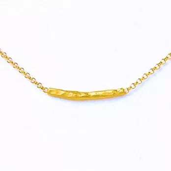 【Dogeared】美國品牌祈願項鍊~balance hammered bar necklace完美平衡14K金18吋項鍊