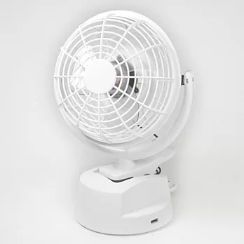 《Mini Multi-fan》USB桌座夾式兩用風扇-附電源底座可便攜外出