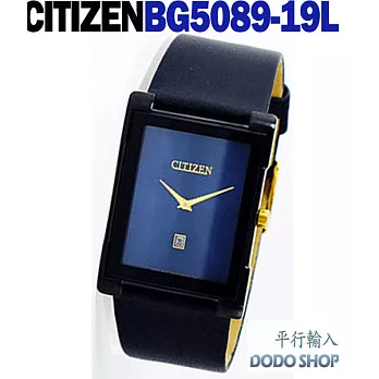 CITIZEN 海洋藍超輕環保男錶BG5089-19L(平輸)藍色面