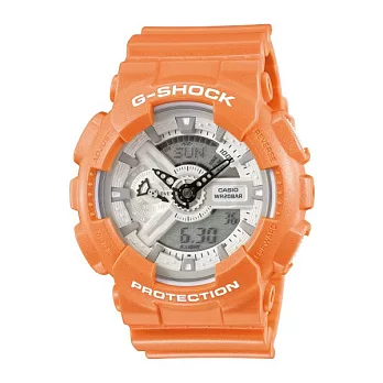 G-SHOCK 最後關頭的決戰令超限量運動腕錶-橘-GA-110SG-4A