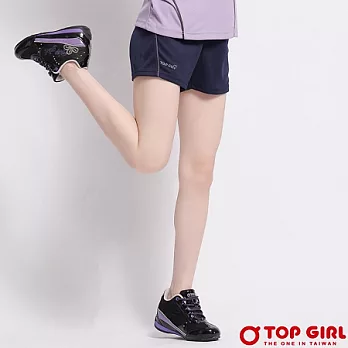 【TOP GIRL】霹靂嬌娃吸排運動褲-女(深海藍) -褲M深海藍-M