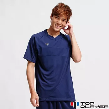 【TOP PLAYER】極度贏面吸排運動服-男(深海藍) -衣L深海藍-L