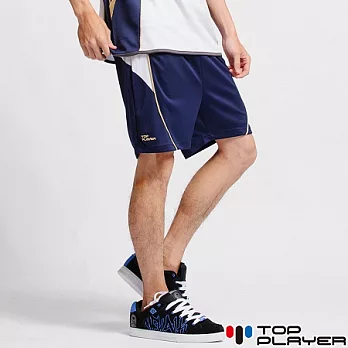 【TOP PLAYER】皇家騎士吸排運動褲-男(深海藍) -褲L深海藍-L