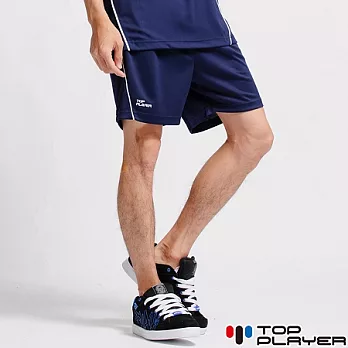 【TOP PLAYER】勁速型男吸排運動褲-男(深海藍) -褲L深海藍-L