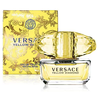 【VERSACE】香愛黃鑽女性淡香水 (50ml)