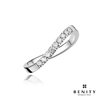 【BENITY】彩虹天空S女戒-白鑽白鋼款#4