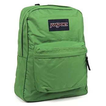 JanSport 校園背包(SUPER BREAK)-草綠