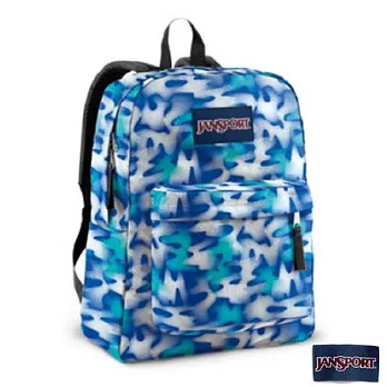 JanSport校園背包(SUPER BREAK)-藍精靈