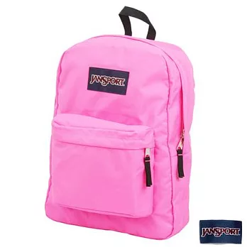 JanSport校園背包(SUPER BREAK)-粉紅佳人