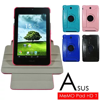 華碩 ASUS MeMO Pad HD7 ME173X ME173 專用高質感平板電腦旋轉皮套 保護套 可多角度斜立旋轉黑色