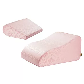 GreySa格蕾莎〔抬腿枕 + 輕鬆枕〕合購～獨家專利設計．台灣製造～背靠(靠背)枕！浪漫粉紅