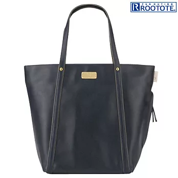 日本ROOTOTE時尚皮質肩背包-深藍(744501)深藍