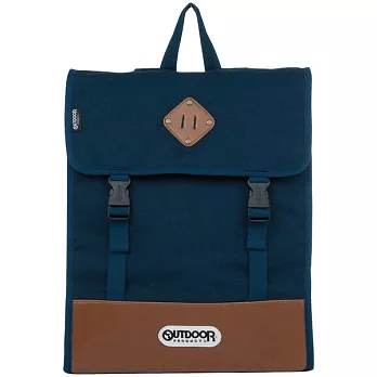 OUTDOOR 極簡古著後背包-藍