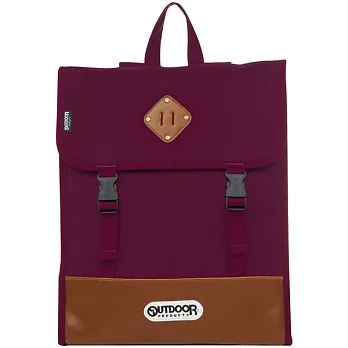 OUTDOOR 極簡古著後背包-紅