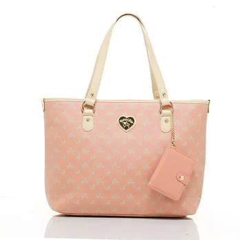 Pampered Girls [聖荷西] 絕美緋色柔美托特包 ♥ 肩背 ♥ 櫻花粉