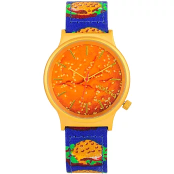 KOMONO Wizard Print 精靈印花系列腕錶 - 漢堡時光回味款 /37.5m漢堡時光回味款