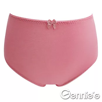 買一送一【Gennie’s奇妮】極緻棉舒適中腰孕婦內褲(GB03)-L桃紅