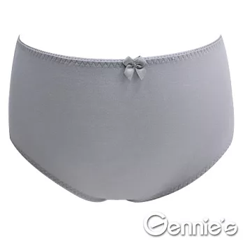 買一送一【Gennie’s奇妮】極緻棉舒適中腰孕婦內褲(GB03)-M灰