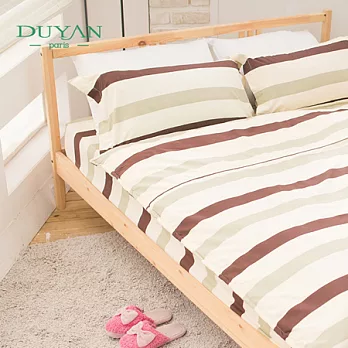 DUYAN《風格玩家》雙人四件式超柔細纖維兩用被床包組