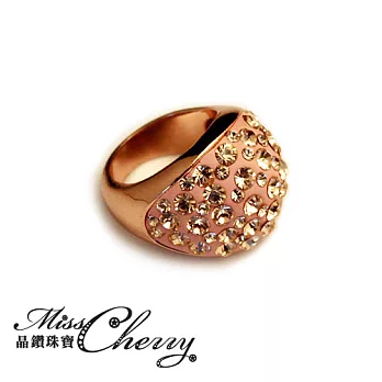 【Miss Cherry】蜜桃甜心晶鑽造型戒
