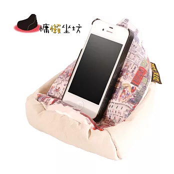 [慵懶坐坊]迷你豆袋手機沙發-英國兵(可拆洗)