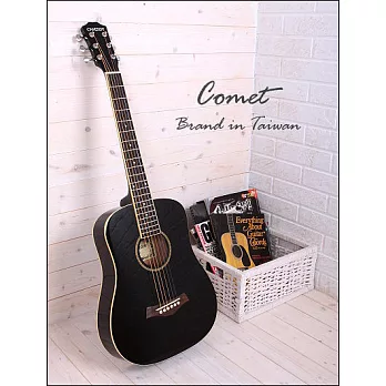Comet 台灣品牌-暢銷C-136 旅行小吉他/Baby吉他（附吉他袋、Pick×2、吉他移調夾、吉他背帶）白色/黑色/原木色黑色