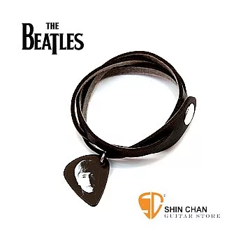 THE BEATLES披頭四（約翰藍儂 John Lennon)黑色手鍊【T-na手創品牌】
