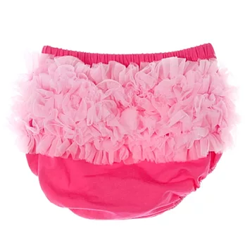 Cutie Bella雪紡蓬蓬褲Chiffon-Hot Pink/Light Pink