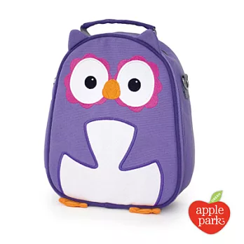 【 美國 Apple Park 】造型保溫餐袋- 紫色貓頭鷹