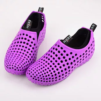 【CCILU 馳綠】AMAZON 晴雨豆豆休閒鞋(紫色 / 女款)8VIO