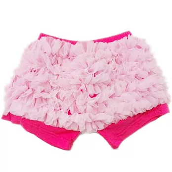 Cutie Bella雪紡蓬蓬短褲Chiffon-HotPinkLightPink