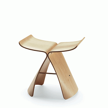 Vitra蝴蝶凳(楓木)