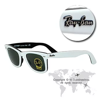 【Ray Ban】*限量白色款*太陽眼鏡(RB-2140-956)