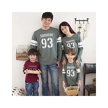 [親子裝]Foorball復刻版長袖系列親子裝情侶裝90紅