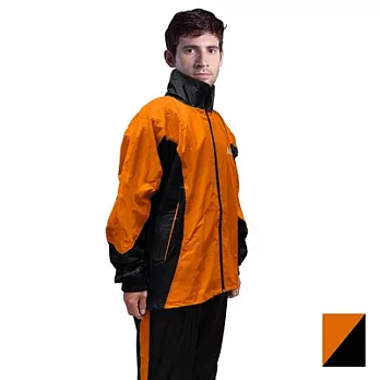 [Waterproof] 潮流系列兩件式風雨衣(橘) KC-208OGXL橘色