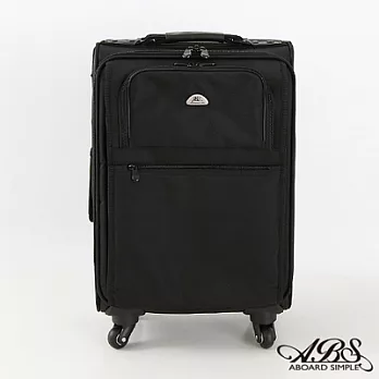 ABS愛貝斯 18吋 輕量直立式商務拉桿電腦公事包 (百搭黑) 26-028