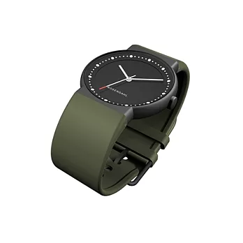 弗來明Watch IV圓形指針系列腕錶(軍綠)
