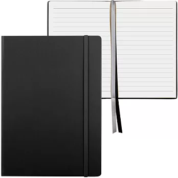 《Addex》A6橫線筆記本(黑)