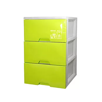 【nicegoods 好東西】TWCU03 好漾三層收納置物櫃(27L*3層)草地綠