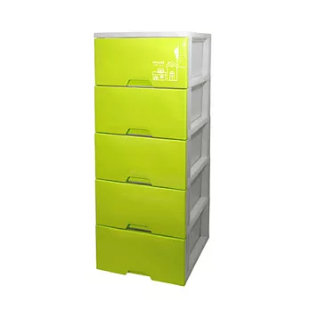 【nicegoods 好東西】TWCU05 好漾五層收納置物櫃(27L*5層)草地綠